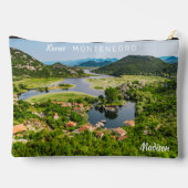 Pochette À Accessoires Nom et texte personnalisés Monténégro (Verso)