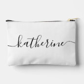 Pochette À Accessoires Nom personnalisé 21e anniversaire Moderne (Verso)