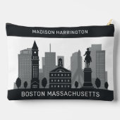 Pochette À Accessoires Nom personnalisé Boston Massachusetts (Verso)
