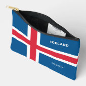 Pochette À Accessoires Nom personnalisé Islande (Ouvrir)