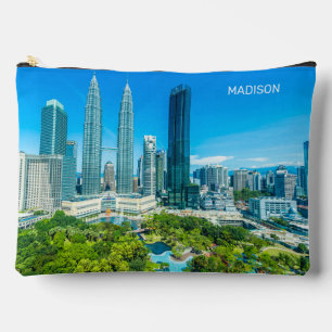 Pochette À Accessoires Nom personnalisé Kuala Lumpur Malaisie