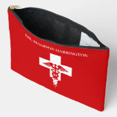 Pochette À Accessoires Nom personnalisé Médicale Professionnel (Ouvrir)