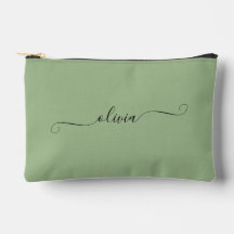 Nom personnalisé minimaliste moderne vert
