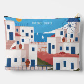 Pochette À Accessoires Nom personnalisé Mykonos Grèce (Verso)