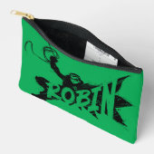 Pochette À Accessoires Nom Pinceau Encre Robin (Ouvrir)