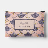 Pochette À Accessoires Nom rose violet de la sirène (Recto)