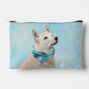 Pochette À Accessoires Norvégien Buhund Peinture Wheaten Original Chien A