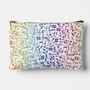 Pochette À Accessoires Notes de musique colorées dansantes Amoureux de la