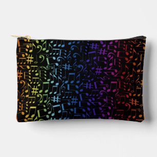 Pochette À Accessoires Notes de musique colorées dansantes Amoureux de la