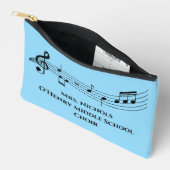 Pochette À Accessoires Notes musicales de l'enseignant de musique personn (Ouvrir)