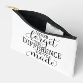 Pochette À Accessoires N'oubliez jamais la différence que vous avez faite (Ouvrir)