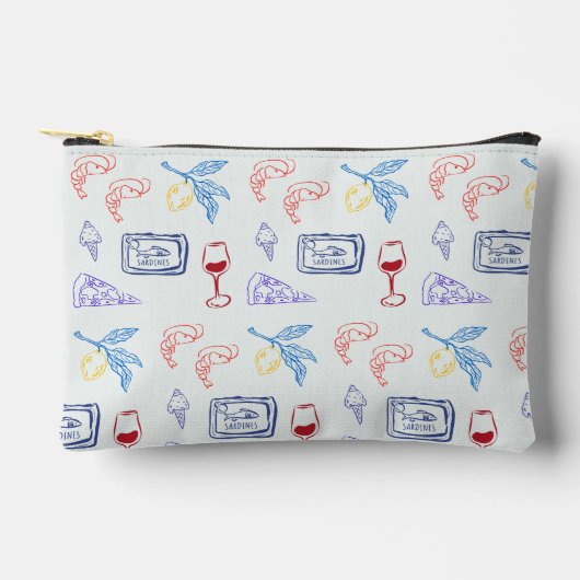 Pochette À Accessoires Nourriture côtière italienne (Recto)