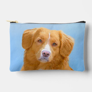 Pochette À Accessoires Nouvelle-Écosse Peinture de chien pour l'essayeur