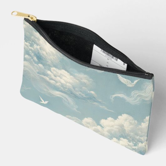 Pochette À Accessoires Nuages éthérés (Ouvrir)