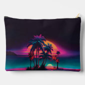 Pochette À Accessoires Nuit Tropicale Néon (Verso)