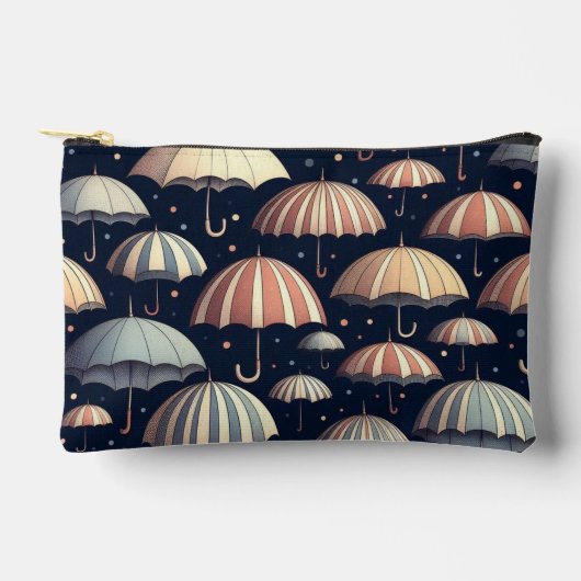 Pochette À Accessoires Nuits de plage dans la pluie (Recto)