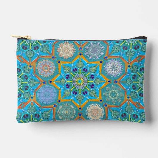 Pochette À Accessoires Octo plus brillant arabesque style mauresque turqu (Recto)