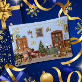 Pochette À Accessoires Ode to Nutcracker Ballet Blue Large Accessory Bag