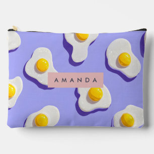 Pochette À Accessoires Œufs brouillés ensoleillés et ludiques personnalis