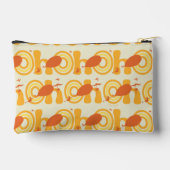 Pochette À Accessoires Oh, les endroits où tu iras | Motif de texte orang (Verso)