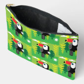 Pochette À Accessoires Oiseau tropical du Toucan (Ouvrir)