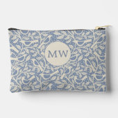 Pochette À Accessoires Oiseaux du Patrimoine Monogramme Initiales (Verso)