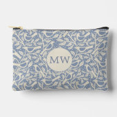 Pochette À Accessoires Oiseaux du Patrimoine Monogramme Initiales (Recto)
