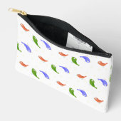 Pochette À Accessoires Oiseaux multicolores (Ouvrir)