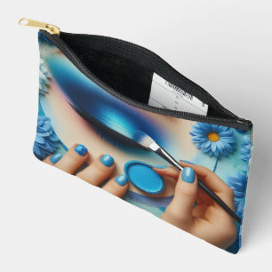 Pochette À Accessoires Ombre à paupières bleu gras