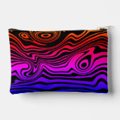 Pochette À Accessoires Ondes de couleur néon (Verso)