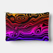Pochette À Accessoires Ondes de couleur néon (Recto)