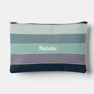 Pochette À Accessoires or vert Couleur été personnalisé Blocs