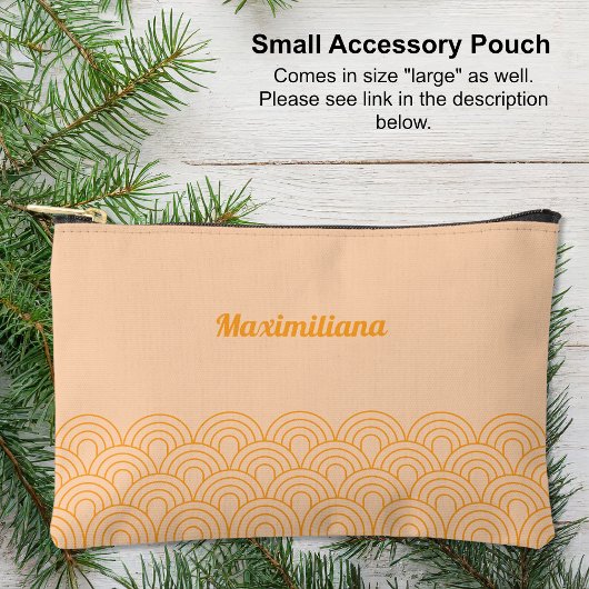 Pochette À Accessoires Orange - Arches Glam Petit Accessoire Pouch