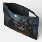 Pochette À Accessoires Orange Halloween Witch (Ouvrir)