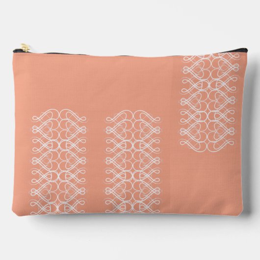 Pochette À Accessoires Orange pâle grand (Recto)