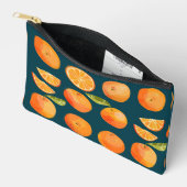 Pochette À Accessoires Oranges d'agrumes (Ouvrir)