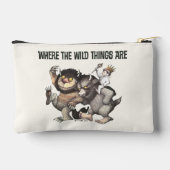 Pochette À Accessoires Où les choses sauvages sont des caractères (Verso)