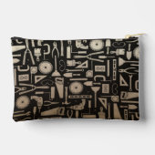 Pochette À Accessoires Outils d'atelier Black & Gold (Verso)