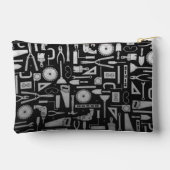 Pochette À Accessoires Outils d'atelier Black & Silver (Verso)