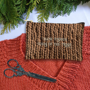 Pochette À Accessoires Outils de mode lente de tricot sur mesure