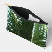 Pochette À Accessoires Overlapping Palm Fronds Tropical Green Abstract (Ouvrir)