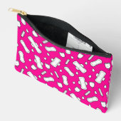 Pochette À Accessoires Pad Motif rose chaud Première période (Ouvrir)