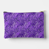 Pochette À Accessoires Paisley violet vibrant (Verso)