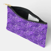 Pochette À Accessoires Paisley violet vibrant (Ouvrir)