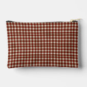 Pochette À Accessoires Pale Beige and Red Plaid (Verso)