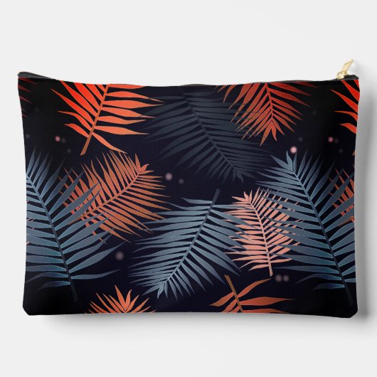Pochette À Accessoires Palm Feuille Tropical Design (Verso)