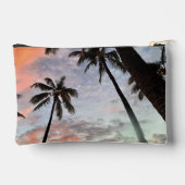 Pochette À Accessoires Palmiers Coucher de soleil (Verso)