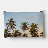 Pochette À Accessoires Palmiers de vacances tropicaux (Verso)