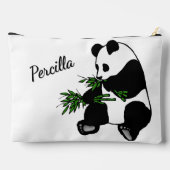 Pochette À Accessoires Panda géant mange nom bambou (Verso)