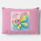 Pochette À Accessoires Papillon arc-en-ciel (Recto)